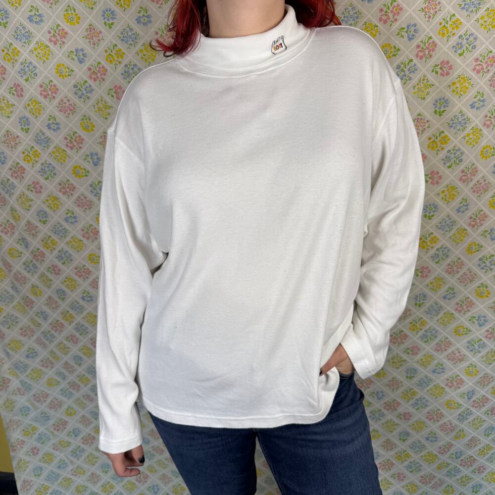 CIGNAL PLUS SIZE WOMENS LONG SLEEVE TURTLENECK HALLOWEEN 2x
